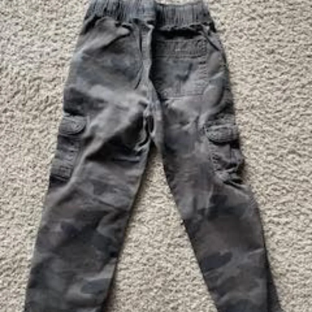 The Children's Place Boys' Pull-on Cargo Pants – Night Camo, Size 6